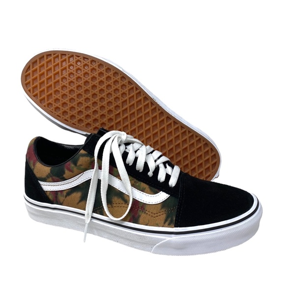 VANS Woodland Wash Old Skool Sneakers Black Skate Men's Suede Canvas VN0A4BW2E9E - Picture 8 of 10